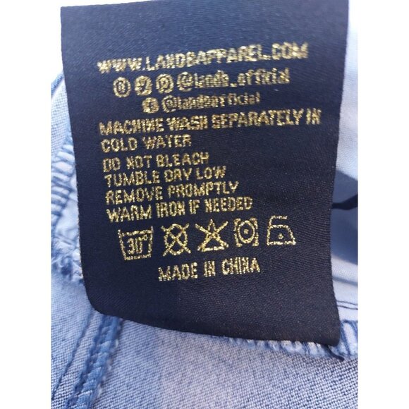 L & B Lucky & Blessed Womens Boyfriend Jeans 20 Denim Stretch Aztec Stripe Front - Picture 12 of 16